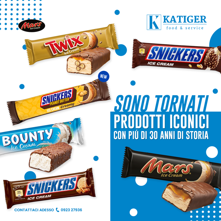 MARS ICE CREAM 🍦
Ritorna la stagione dei gelati Mars con